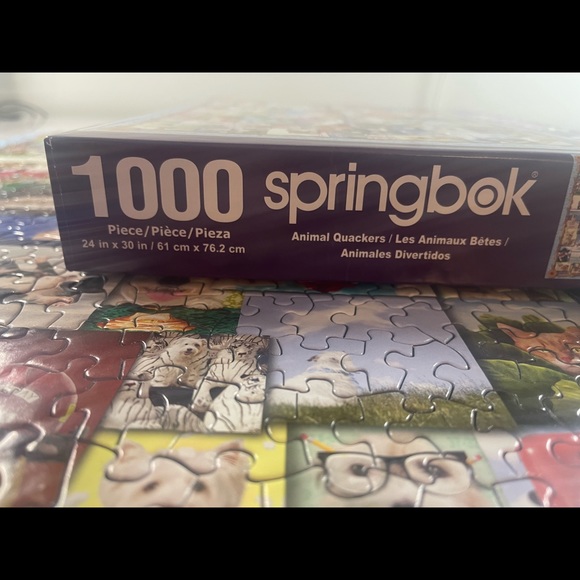 Puzzle, Springbok “Animal Quackers” - Picture 9 of 13